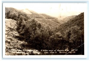 Cheat Mountain Aurora West Virginia WV Real Photo RPPC Postcard (FA18)