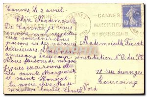 Old Postcard General view Cannes