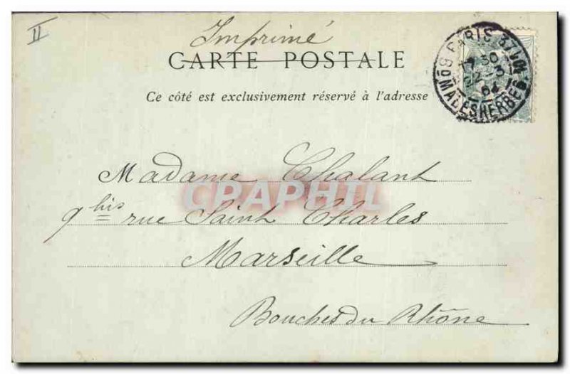 Postcard Old Paris Le Musee de Cluny