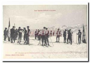 The sports & # 39hiver has Luchon Old Postcard Plateau Superbagneres (1800m) ...