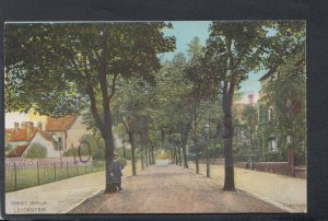Leicestershire Postcard - West Walk, Leicester     RS24019