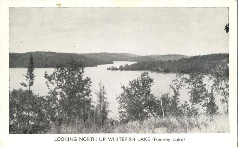 Looking North up Whitefish Lake, Ontario, Canada (aka Heeney Lake) - WB