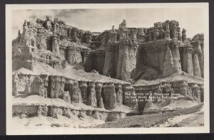 South Dakota Badlands Castle of the Thousand Rooms RPPC by Rise Studio