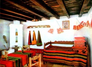 Romania Guest Room Of House From Traisteni Village Prahova District 19th Century