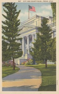 PROVO , Utah, 30-40s ; City and County Building