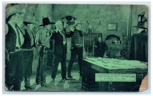 c1950's Tom Mix & Fred Thompson Cowboys Western Movie Exhibit Arcade Card 