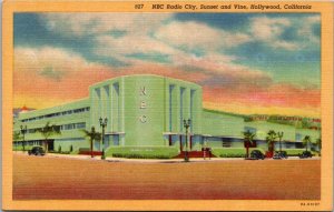 California Hollywood NBC Radio City Curteich
