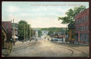 h3879 - SHERBROOKE Quebec Postcard 1910s King Street