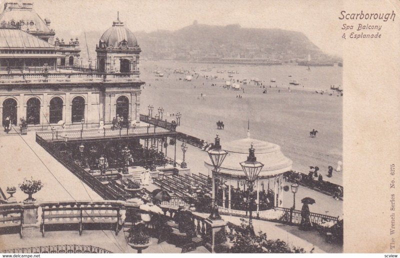 SCARBOROUGH, Yorkshire, England, 1900-1910's; Spa Balcony And Esplanade