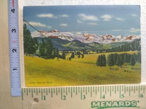 Postcard Folder Longs Peak and Range, Colorado