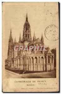 Postcard Old Cathedrals of France Bayeux