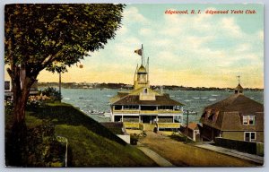 K26/ Edgewood Rhode Island Postcard c1910 Edgewood Yacht Club 450