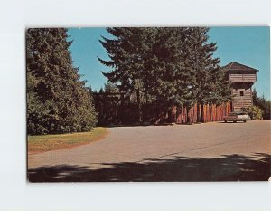 Postcard Fort Nisqually Point Defiance Park Tacoma Washington USA