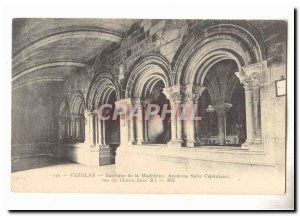 Vezelay Old Postcard Basilica of the Madeleine former chapter house rue du Cl...