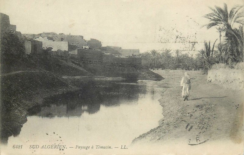 Postcard Sud Algerien Paysage a Temacin picturesque scenery