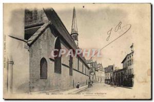 Postcard Old Bank Hotel Dieu and Caisse d & # 39Epargne Beaune