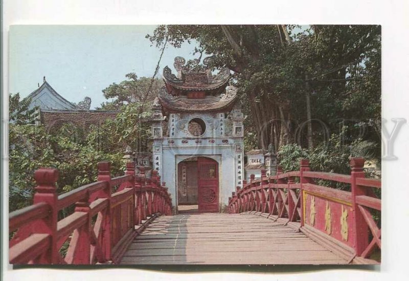 485722 1985 Vietnam Hanoi jade mountain temple photo Lvov circulation 30000