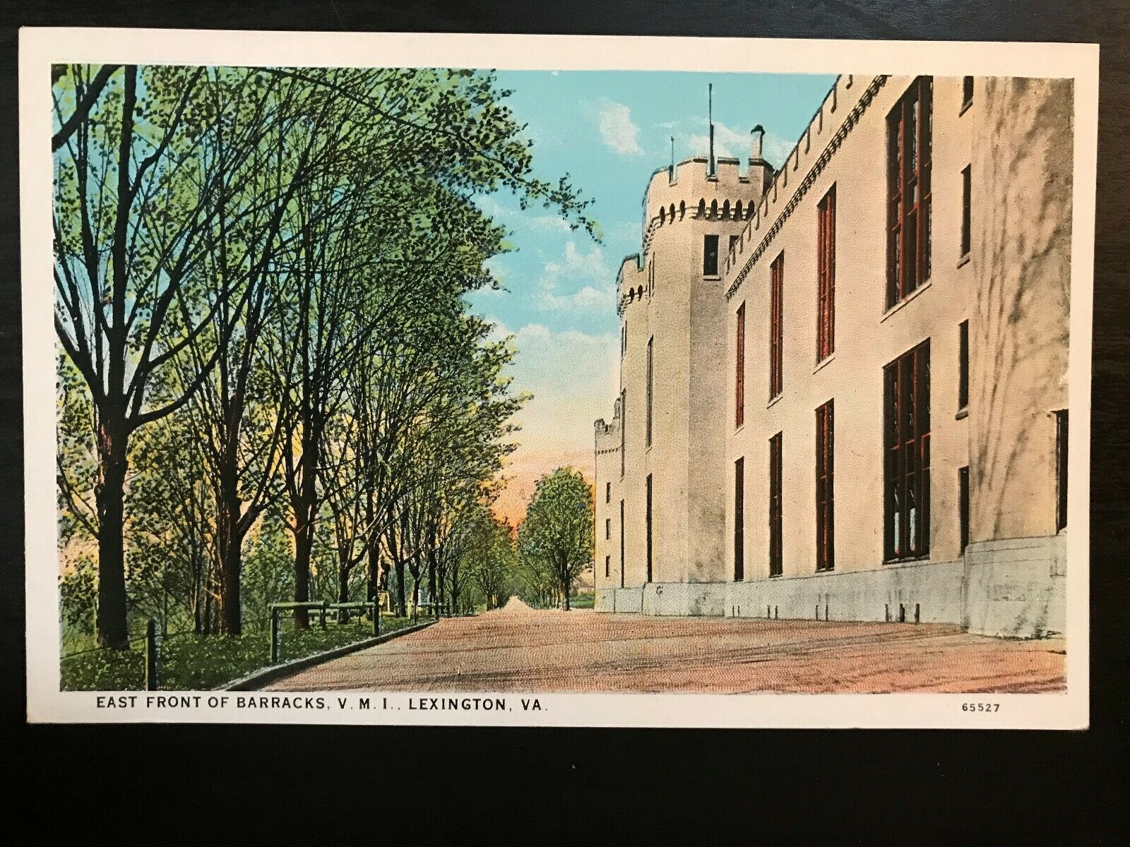 Vintage Postcard 19151930 Front Barracks Virginia Military Academy