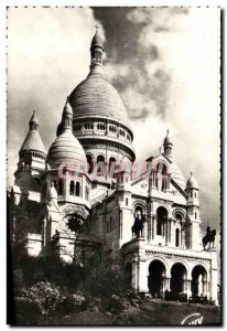 Modern Postcard Paris and Mervilles Basilica of Sacre Coeur in Montmartre