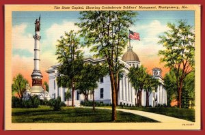 Alabama, Montgomery - State Capitol - Confederate Monument - [AL-050]