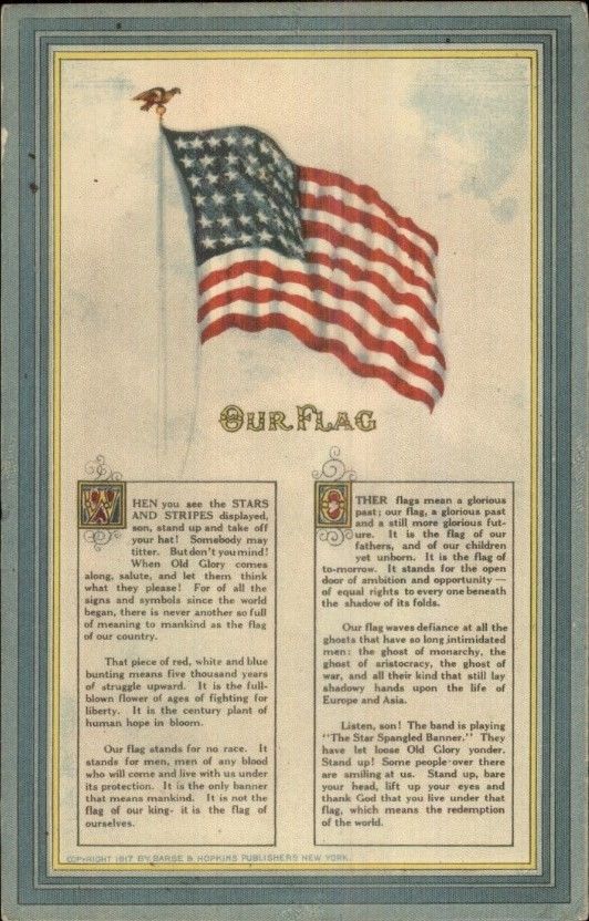 american flag 1917