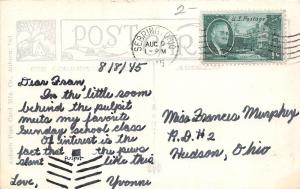 D55/ Sebring Ohio Postcard 1945 United Presbyterian Church