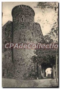 Old Postcard Royat les Bains entrance of the Tower