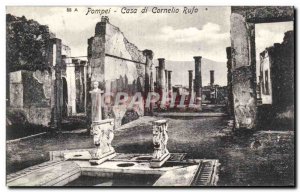 Old Postcard Pompei Casa di Cornelio Rufo