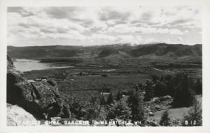 Famous Ohme Gardens Wenatchee WA Washington Real Photo Postcard D19