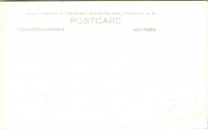 Vtg Postcard RPPC The Star Pond Butchart Gardens Victoria BC Unused Gowen Sutton