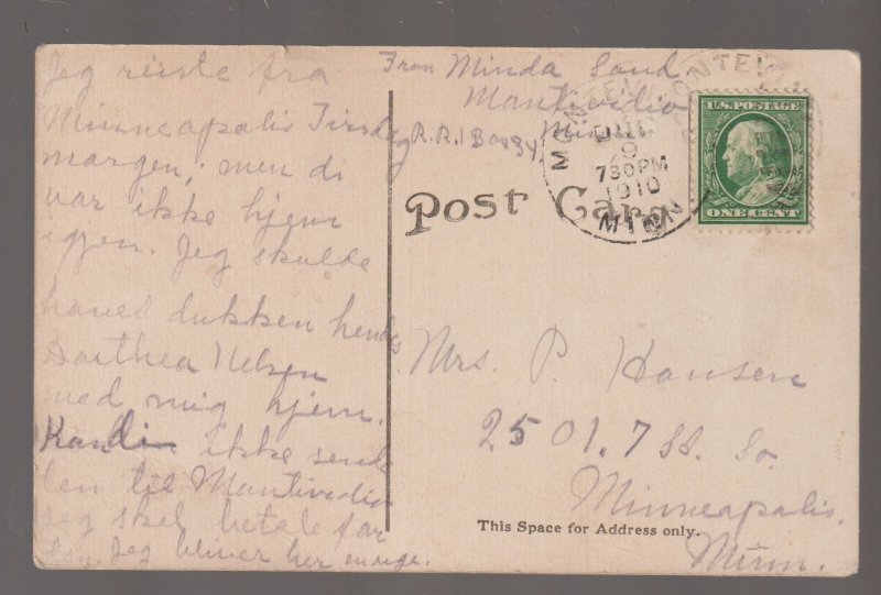 Montevideo MINNESOTA 1910 CARNEGIE LIBRARY #2 B1