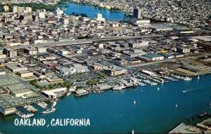 California Oakland Downtown Aerial View