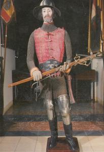 15th Century Crossbowman Army Museum Museo Del Ejercito Spanish Postcard