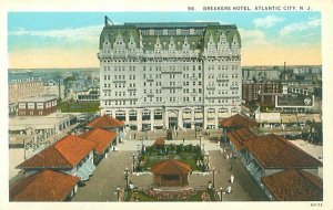 Atlantic City New Jersey Breakers Hotel White Border Postcard