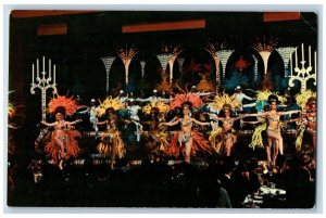 Las Vegas Nevada Postcard Lido De Paris Stardust Hotel Golf Club c1960 Vintage