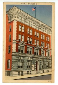 NY - Syracuse. YMCA Building       (stain, crease)