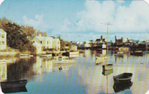 Bermuda Hamilton Harbour Looking From Red Hole On Paget Shore 1955