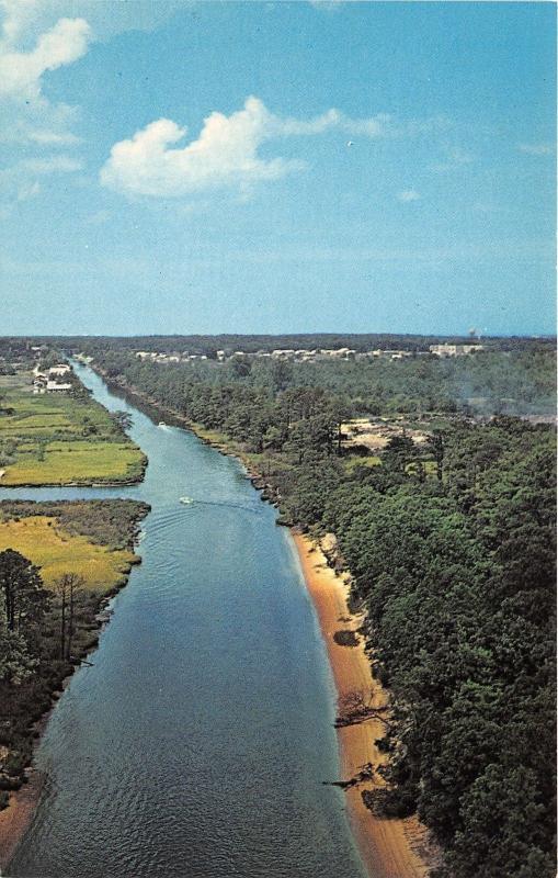 Rehoboth-Lewes Canal View connecting Rehoboth Bay & Delaware Bay~Postcard