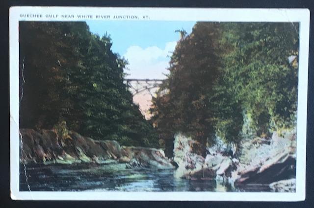 Quechee Gulf near White River Junction VT White River Paper Co 110024