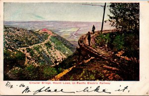 Vtg 1906 Circular Bridge Mount Lowe Pacific Electric Railway CA Postcard