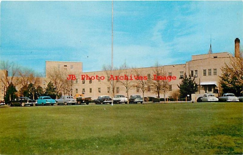 KS, Wichita, Kansas, Saint Joseph's Hospital, Exterior View, Curteich No 9C-K308