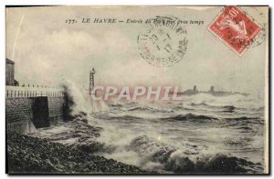 Old Postcard Le Havre Port of Entry For Big Time