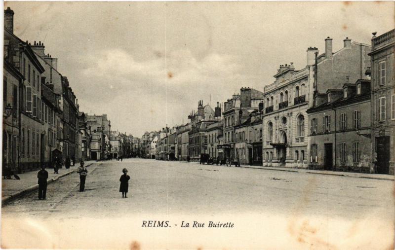 CPA Reims - La Rue Buirette (277071)