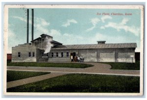 Chariton Iowa IA Postcard Ice Plant Exterior View Building c1926 Vintage Antique