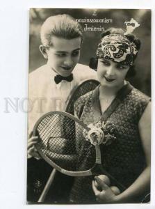 251024 SPORT Lovers TENNIS Vintage PHOTO Poland Card