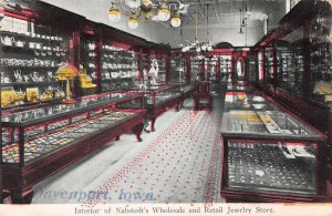 Davenport Iowa Wholesale and Retail Jewelry Store Vintage Postcard AA38316