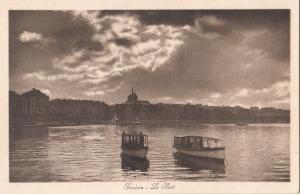 BF17566 geneve le port ship bateaux  switzerland front/back image