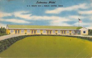 Lakeview Motel  Berlin Center Ohio Antique Postcard L3004