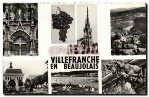 Villefranche Beaujolais Modern Postcard