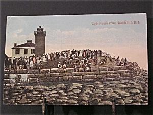 Watch Hill, RI Light House Point #D05415_sta